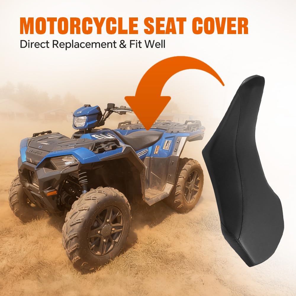 G-PLUS Seat Cover, Compatible with Sportsman 850 and 1000 Models 2017-2020 Standard Chassis Only, Not Fit Touring or High Lifter Models, Black Seatcover 2687924