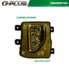 G-PLUS LED Fog Light Compatible With 2016-2018 Chevy Silverado 1500,Bumper Lamps Driving Fog Lamps w/Switch (Yellow lens)