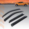 G-PLUS Out-Channel Mount Ventvisor Window Deflectors Compatible with Ford F150 SuperCrew Crew Cab 2009-2014 Fit Ford F150 SVT Raptor SuperCrew Cab 2010-2014 4 PCS Smoky