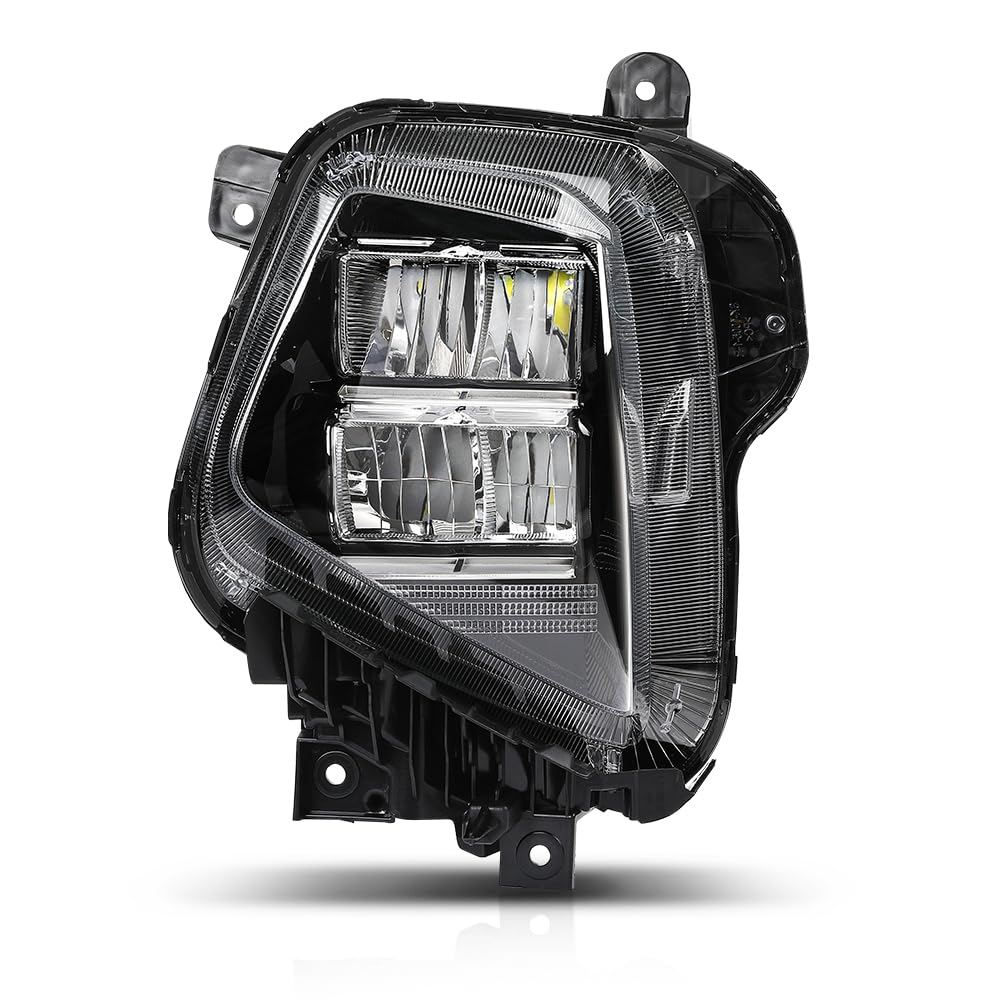 G-PLUS LED Headlight with Bulb(s) Left Driver Side Compatible with Hyundai Tucson 2022 2023 2024 92101N9150, HY2502264 Black