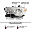 G-PLUS Headlights Assembly Compatible with Toyota Tacoma 2016-2022, Headlamps w/o LED DRL,Left & Right Clear Lens Chrome Housing Amber Reflector,faros delanteros TO2502242, TO2503242
