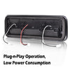 G-PLUS Rear LED 3rd Brake Lights Assembly Compatible with 2004-2008 Ford F150/Lobo Tail Brake Cargo Lamp Clear Lens Chrome Bottoms