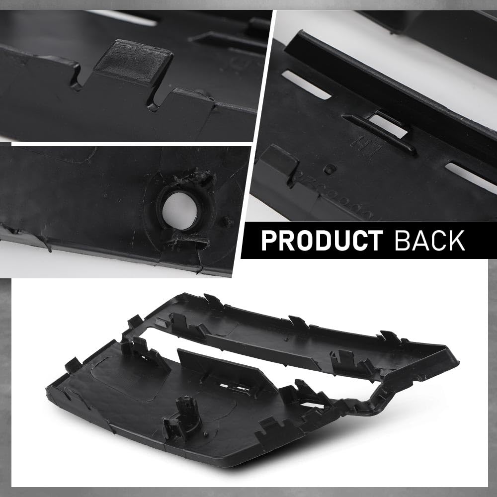 G-PLUS Front Bumper Fog Light Grill Covers Driver and Passenger Side Compatible with Benz ML250 ML350 ML400 ML550 4Matic Base 2012-2015 MB1039185 MB1038185 1668852922 1668852822