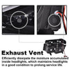 G-PLUS LED DRL Headlights,Fit Chevy Colorado/GMC Canyon 2004-2012,Fit Isuzu i-280 i-350 2006/i-290 i-370 2007-2008 Clear Lens Chrome Housing Clear Reflector Bumper Headlamps,faros delanteros Assembly