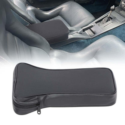 G-PLUS Center Armrest Pad/Console Smooth Black Leather C2 C3 Compatible with 1967-1982 Chevy Corvette