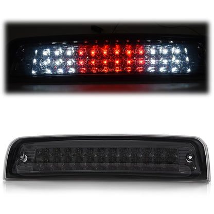 G-PLUS Rear LED 3rd Third Brake Light Compatible With Dodge Ram 1500 2009-2017,Compatible With 2010-2017 Ram 2500 3500,3RD Cargo LED Stop Lamps Smoky Lens Black Housing