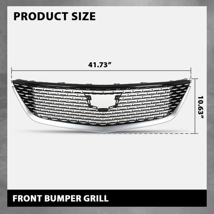 G-PLUS Front Bumper Grill Grille Compatible with Cadillac CT5 Luxury 2020-2023 84934970 Chrome Black