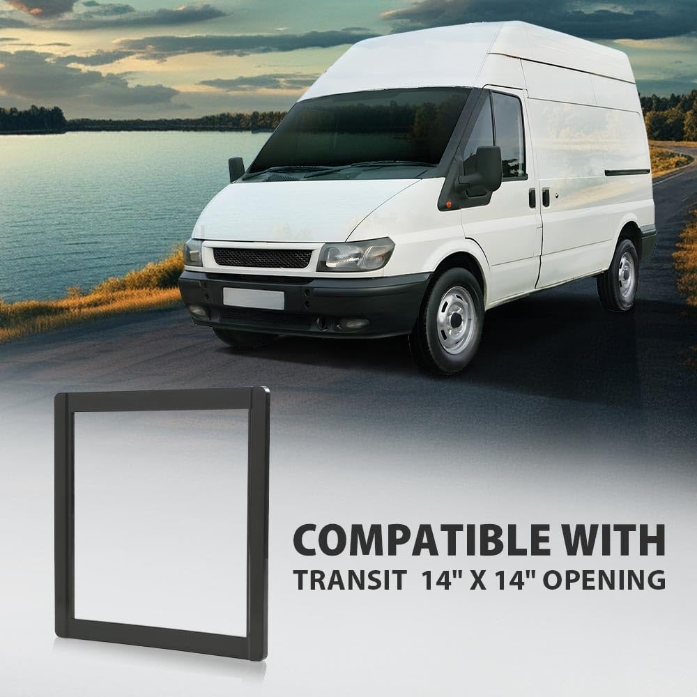 G-PLUS High & Mid Roof Vent Adapter Compatible with Ford Transit 14" x 14" Opening