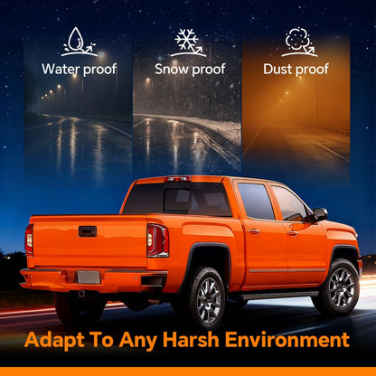G-PLUS LED Tail Light Lamp w/Bulbs LH Driver Side Left Compatible with GMC Sierra 1500 2016-2018/Fit GMC Denali 1500 2016-2018/Fit GMC Sierra 1500 Limited 2019 GM2801295 84365931 84233588