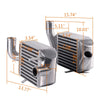 G-PLUS Mount Turbo Intercooler Replacement For Ford F150 2.7L/3.5L EcoBoost 2015-2019,Upgraded Performance Aluminum Intercooler