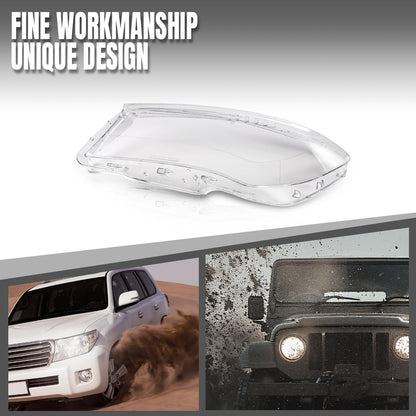 G-PLUS Headlight Lens Cover Compatible with Benz CLA Class W117 CLA250 CLA45 AMG 2013 2014 2015 2016 Left & Right Front Headlamp Lens Cover Clear