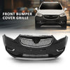 G-PLUS Front Bumper Cover Grille Compatible with Buick Encore 2017 2018 2019 2020 2021, Primed Black