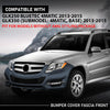 G-PLUS Bumper Cover Fascia Front, Compatible with Benz GLK250 Bluetec 4Matic 2013-2015, Fit Benz GLK350 (submodel: 4Matic, Base) 2013-2015,Fit for Models Without AMG Styling Package 2048802049