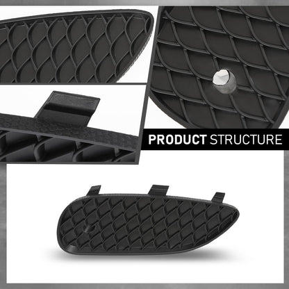 G-PLUS Front Bumper Side Outer Grille Set Pair Compatible with Benz W156 X156 GLA 220 250 260 2015-2017 1568853322