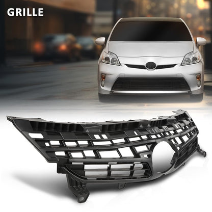 G-PLUS Front Grille Grill Compatible with Toyota Prius (submodel: Base, Five, Four, Three, Two) 2012-2015, Fit Prius (submodel: One, Persona Series) 2015, Fit Prius Plug-In Base 2012-2015 5311147040