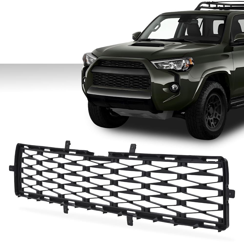 G-PLUS Front Bumper Lower Grille Compatible with Toyota 4Runner TRD SR5 Trail 2014-2020 Black Textured Grill Guards Accessories Factory 5311235060 TO1036148