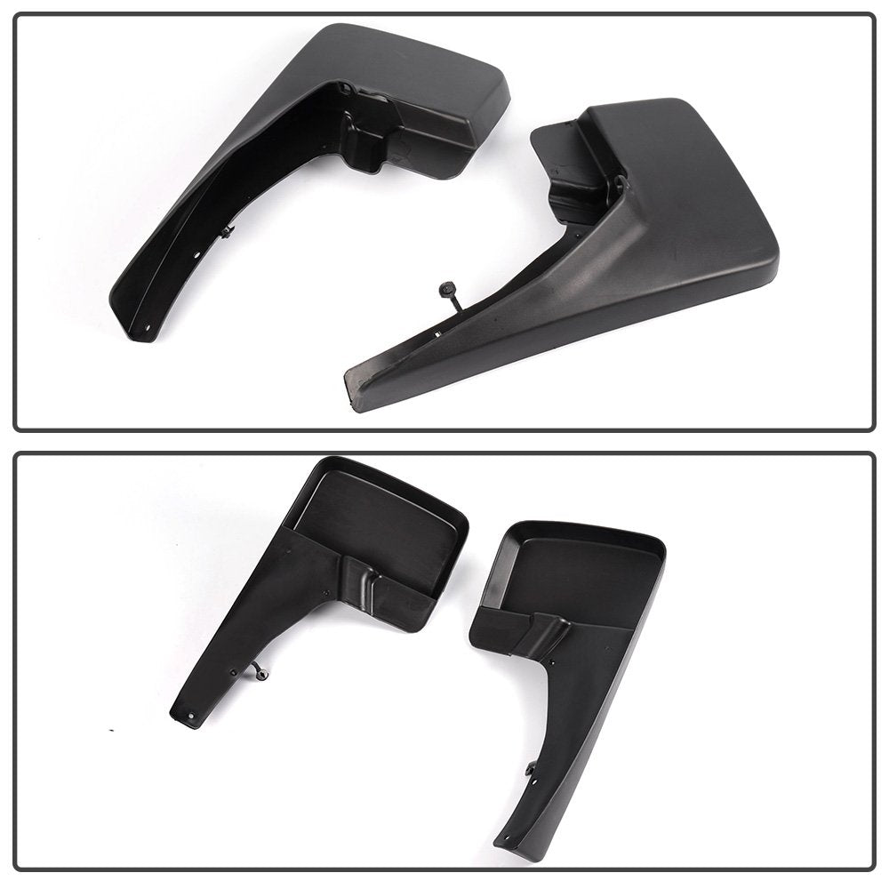 G-PLUS Front & Rear Mud Flaps Splash Guard Wheel Mudguards Kit Compatible with 2009-2018 Dodge Ram 1500 2500 3500 Black