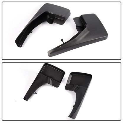 G-PLUS Front & Rear Mud Flaps Splash Guard Wheel Mudguards Kit Compatible with 2009-2018 Dodge Ram 1500 2500 3500 Black