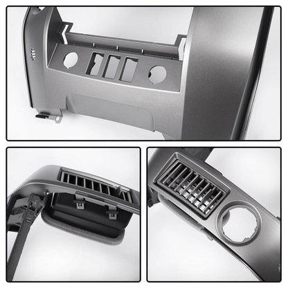 G-PLUS Center Dash Radio AC Bezel w/Speaker Bezel Compatible with 2004-2006 Nissan Titan/ 2005-2006 Nissan Armada/ 2004 Nissan Pathfinder Armada