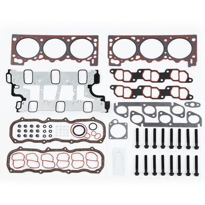 G-PLUS Head Gasket Set Bolts Compatible with Ford Explorer Ranger 4.0L 1997-2000/Fit Mazda B4000 4.0L 1997-2000/Fit Ford Aerostar 4.0L 1997 HS9081PT-1 ES72794