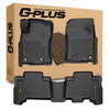G-PLUS Floor Mats for Toyota 4Runner 2013-2024/Fit for Lexus GX460 2014-2023, TPE Custom Fit All Weather Floor Liners,Front & 2nd Row 4 Runner & GX460 Car Mats
