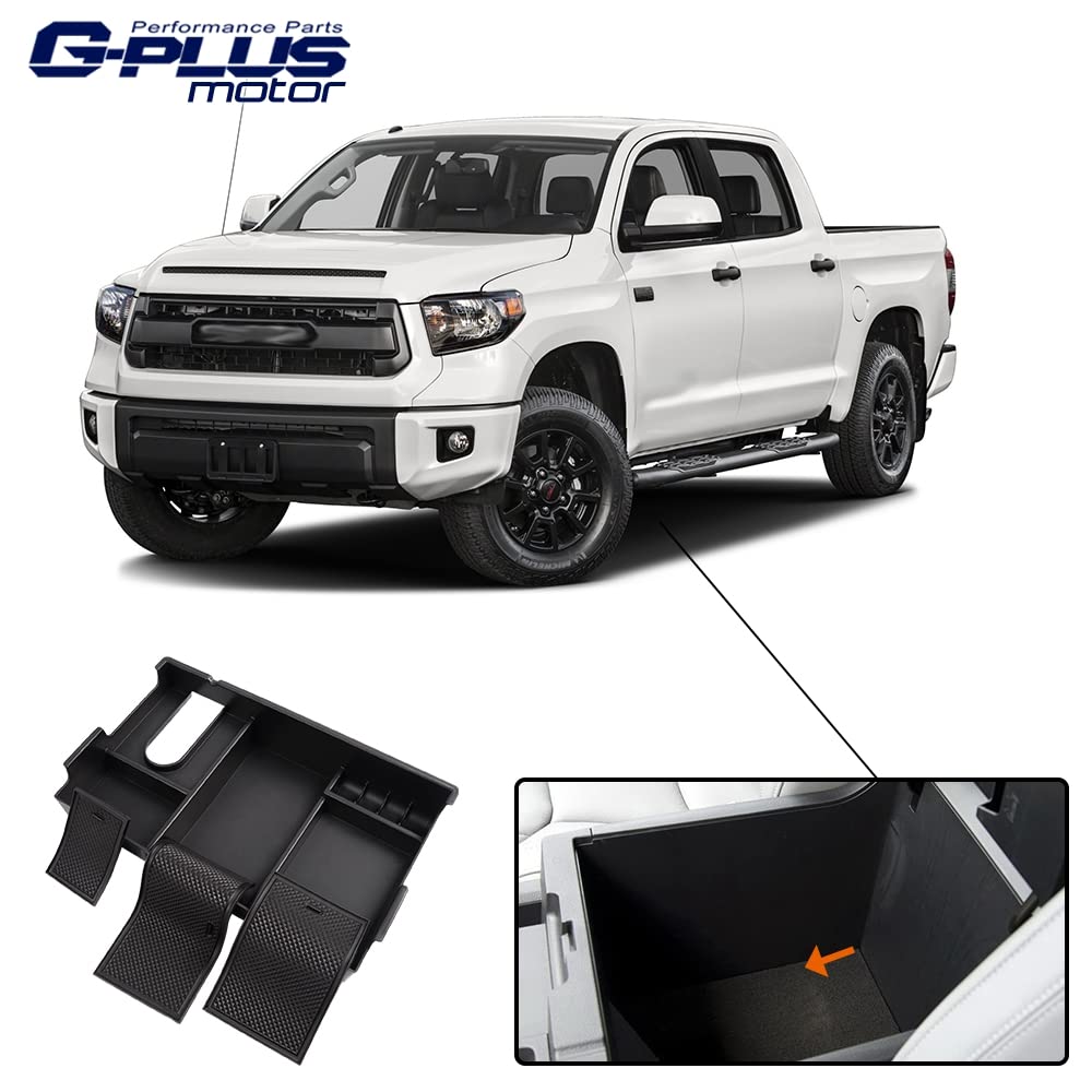 G-PLUS Center Console Organizer Armrest Storage Box Tray Compatible with 2014-2017 Tundra