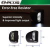 G-PLUS LED License Plate Light Compatible With 99-13 GMC Sierra 1500 2500HD 3500HD,Tag Lamp A Pair Replacement (Clear Lens)