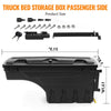 G-PLUS Truck Bed Storage Tool Box Right Passenger Side Compatible with Chevy Silverado/GMC Sierra 1500 2500 3500 1999 2000 2001 2002 2003 2004 2005 2006 2007 Black