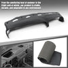 G-PLUS TPE Dashboard Skin Dash Cover Overlay Skin Compatible with Ram 1500 SLT 2001, Fit Ram 1500 SS/T 5.9L 1998,Fit Dodge Ram 1500 2500 3500 1998-2002 Gray