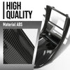 G-PLUS Double Din Radio Center Dash Bezel Kit, Compatible with Chevy Corvette C5 1997 1998 1999 2000 2001 2002 2003 2004 Carbon Fiber Black 10407815