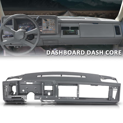 G-PLUS Dash Dashboard Core Compatible with 1988-1994 Chevy & GMC Truck Fit 1992 1993 1994 Chevy Blazer GMC Yukon Suburban Gray