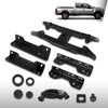 G-PLUS Gooseneck Hitch Prep Package Compatible with Ford F250 F350 F450 F550 Super Duty Truck 2017-2022 Fit 6.75' or 8' Bed Lengths LC3Z-5F057-A Black
