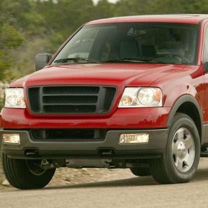 G-PLUS Front Bumper Fog Lights Lamps Compatible with 2004 2005 2006 Ford F150 Lincoln Mark LT Pickup Truck Driver and Passenger Side Smoke Lens Driving Fog Lamp Accessories