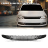 G-PLUS Front Bumper Lower Grille & Fog Light Bezel Compatible with Volkswagen Jetta Sedan 2011-2014 Black (NOT Fit any Wagon Models) 5C6853671RYP, 5C68536659B9, 5C68536669B9, VW1036120 Chrome Grill