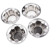 G-PLUS Chrome Wheel Hub Center Caps Compatible with Ford F150 Truck/Bronco 1980-1996, Compatible with Ford Van 1992-1996, 4x4 Front 4WD Wheel Drive (Includes 12 mounting Screws)