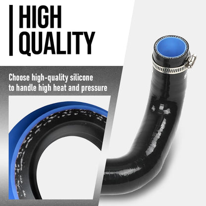 G-PLUS 4-Piece Radiator Hose Kit Compatible with Toyota Land Cruisers 1968-1984 Fit 4x-Series Toyota Land Cruisers with F or 2F Engine Black