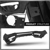 G-PLUS Front Upper Bumper Cover Compatible with Jeep Compass 2017 2018 2019 2020 2021, Fit Models Without Upland Appearance Package, 68351154AA, CH1014124, Black