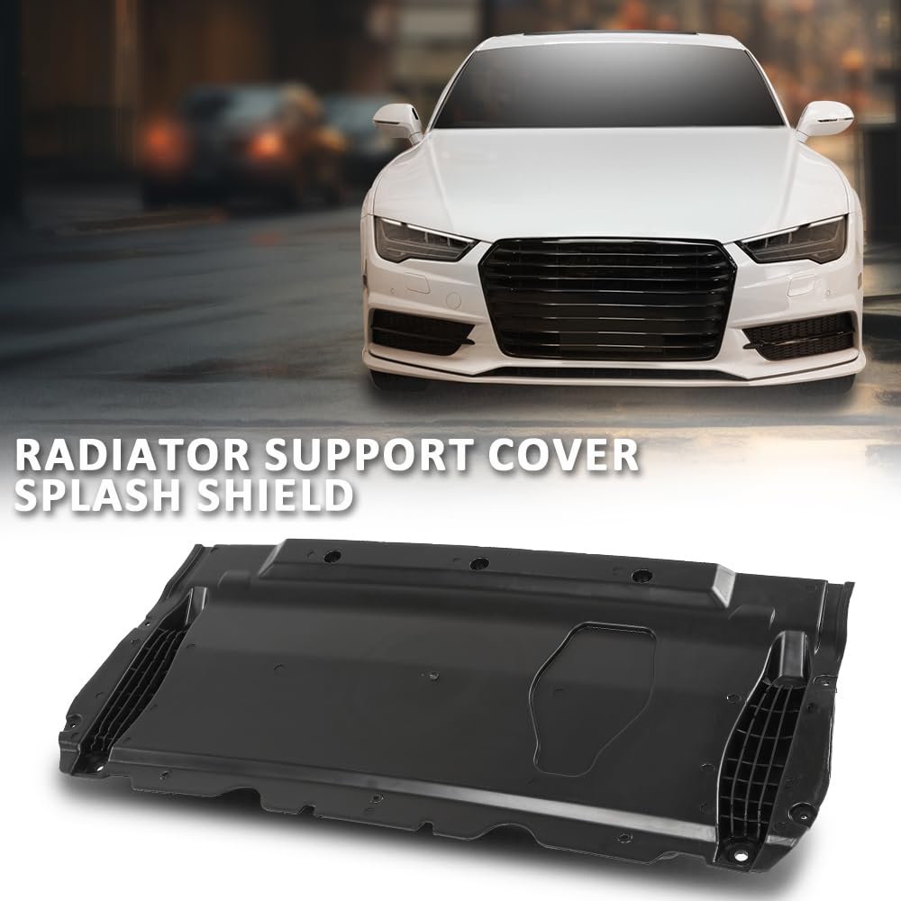G-PLUS Radiator Support Cover Splash Shield Compatible with Audi A6 A7 2011-2018 4G0863821B