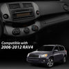G-PLUS Center Dash A/C Heater Air Vent Cover Trim Bezel Switch Compatible with Toyota Rav4 2006-2012 Dashboard Air Vent Panel