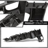 G-PLUS Pair Front Bumper Brackets, Compatible with Audi S6/ A6/ A6 Quattro 2012-2018, Left Driver & Right Passenger Side 2PCS, 4G0807283, 4G0807284