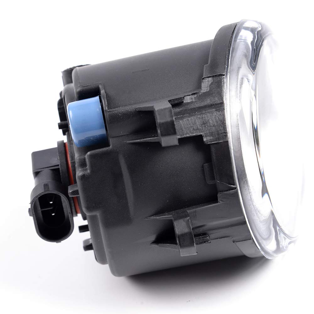 Compatible with Toyota Yaris Base/S 4-Door Sedan 2006-2011 Clear Lens Front Bumper Driving Lamp Fog Lights Assembly w/ H11 Bulbs+Switch+Relay+Wire