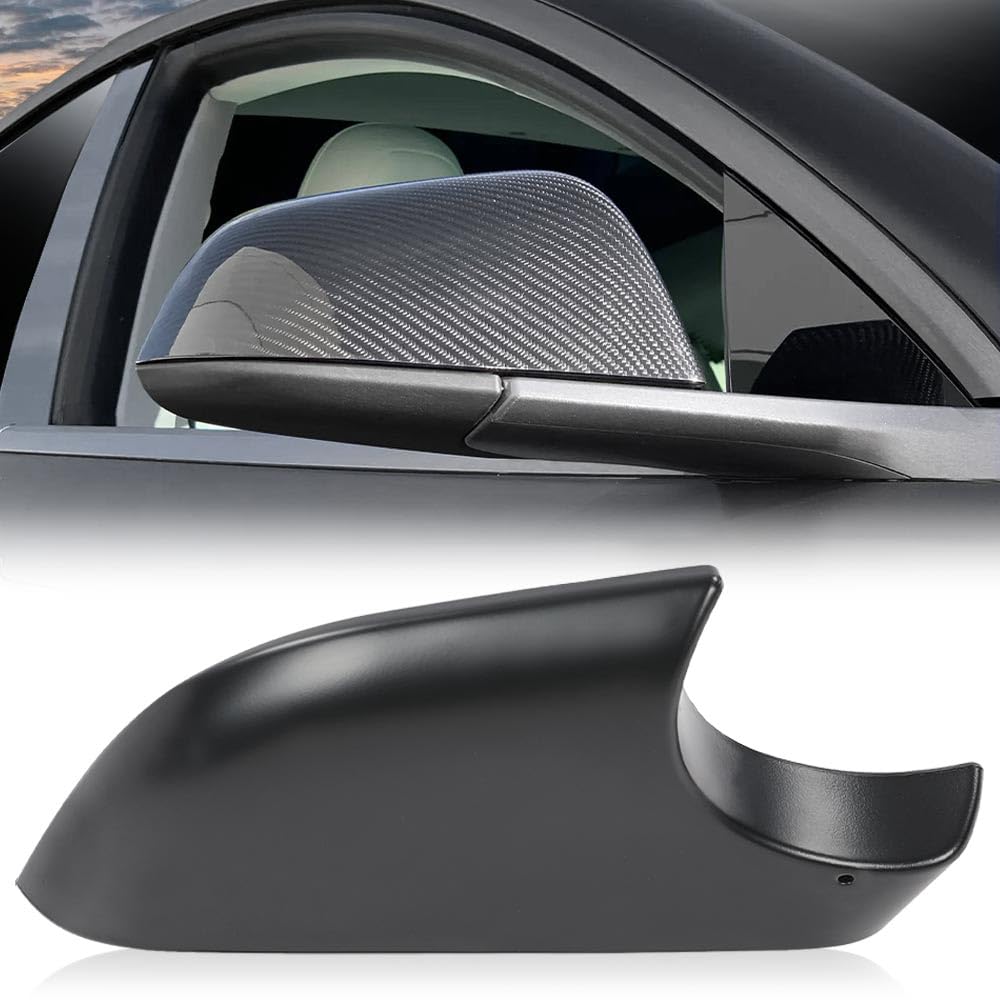 G-PLUS Right Side Door Mirror Lower Cover Holder Tray Black Compatible With Tesla Model 3 2017-2022 22873006