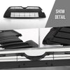 G-PLUS Front Bumper Grille Compatible with Toyota Corolla LE Base XLE 2023-2024 w/o SE, XSE Sport Bumper 53102-02640 Black