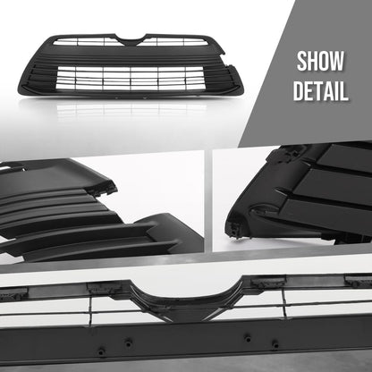 G-PLUS Front Bumper Grille Compatible with Toyota Corolla LE Base XLE 2023-2024 w/o SE, XSE Sport Bumper 53102-02640 Black