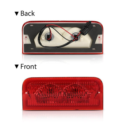 G-PLUS 3rd Third Brake Light Stop Lamp Assembly Compatible with Ford E150 E250 E350 2008-2014 6C2Z-13A613-A, 6C2Z13A613A