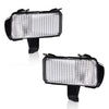 G-PLUS Front Turn Signal Light Assembly Compatible with 1981-1982 Chevy Suburban Fit Chevy Blazer PU Fit GMC Jimmy Suburban PU Driver Left Passenger Right Side Clear Lens Turning Signal Lights
