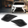 G-PLUS Front Bumper Grille Vent Insert Outer Fog Light Hole Cover Pair Compatible with LX NX300 Base/F Sport/Luxury 2018-2021 LX1038135, LX1039135, 5314278090 Gloss Black