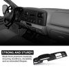 G-PLUS Dash Bezel Dashboard Surround Trim Panel Compatible with Ford F250 F350 Super Duty 2005 2006 2007 Black Dash Cover