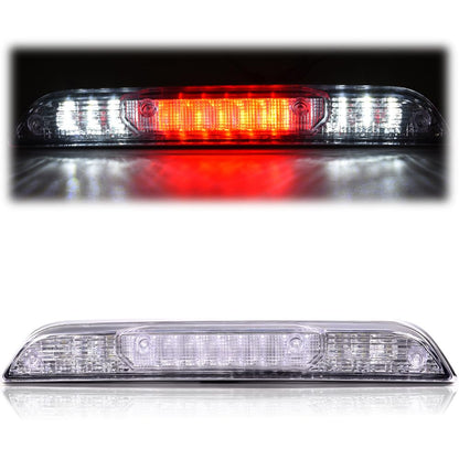 G-PLUS LED 3rd Brake Light Compatible with Ford F150 2015-2020 3rd Cargo Lamp High Mount Tail Light, Clear Lens Chrome Housing, FL3Z13A613A FL3Z13A613B