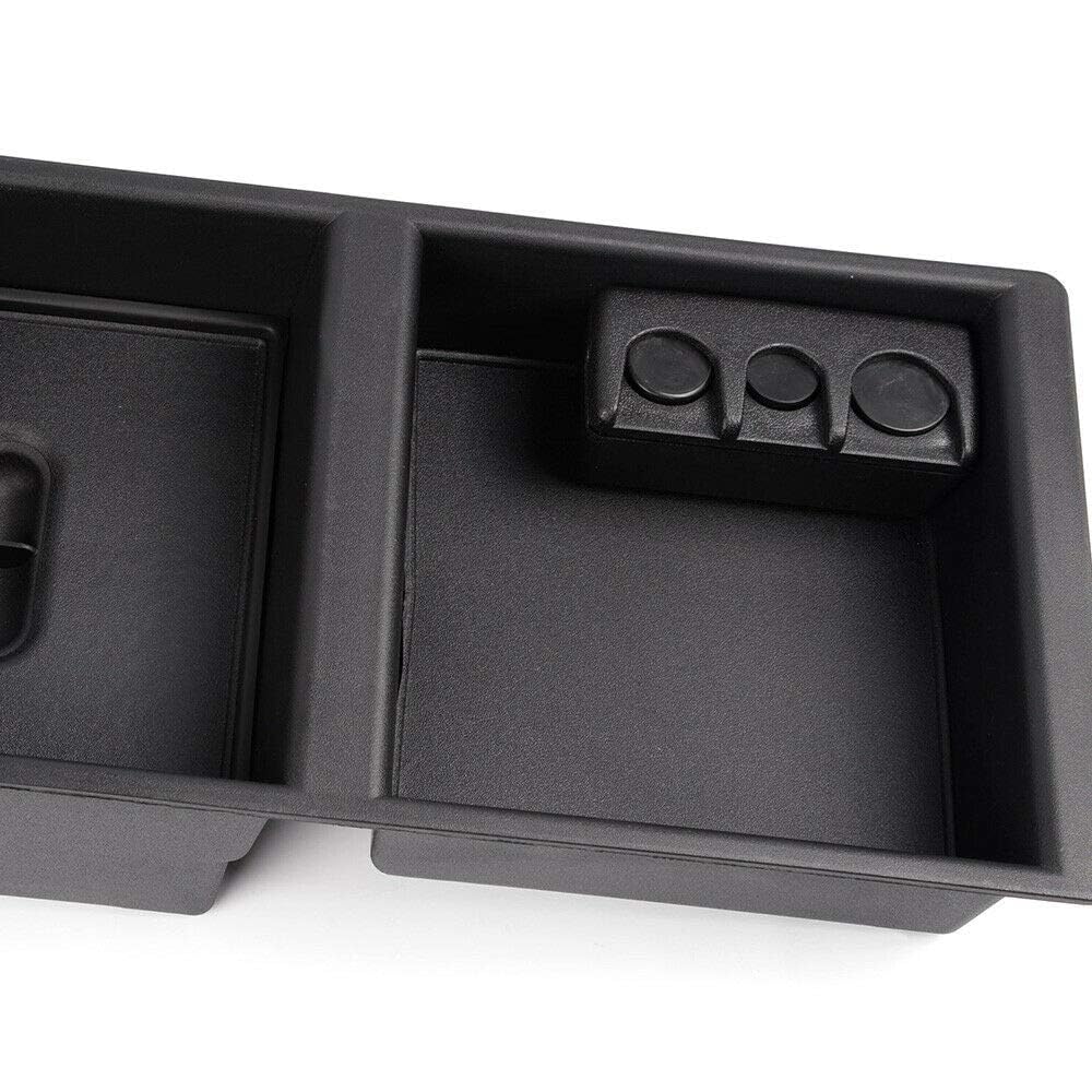 G-PLUS Center Console Coin Holder Compatible with Chevy Silverado Suburban Tahoe/GMC Sierra 2500HD 3500HD Yukon XL 2015-2018 Change Holder Organizer 22817343, 10436137